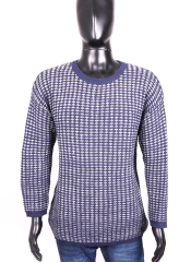 *Monki Mens Sweater Cotton Warm Pattern Grey S