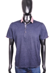 Ted Baker Mens Polo Shirt Cotton Dark Grey S