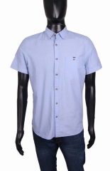 Ted Baker Mens Shirt Short Sleeve Blue size S