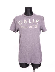 Hollister Womens T-shirt Cotton Grey Tee size 38