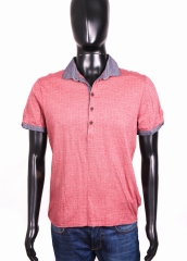 Ted Baker Mens Polo Shirt Cotton Red size M