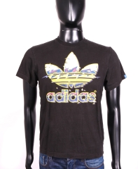 Adidas Adicolor Mens T-shirt Cotton Black S