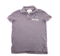 Abercrombie Fitch Kids Polo Shirt Cotton Grey size M (zła kat)