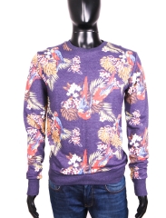 *Cedar Wood State Mens Sweatshirt Floral size S