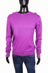 *Tommy Hilfiger Mens Sweater Cotton Purple L