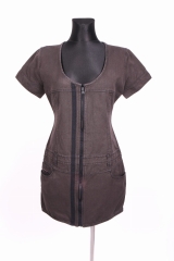 Diesel Womens Dress Vintage Raw Black size M