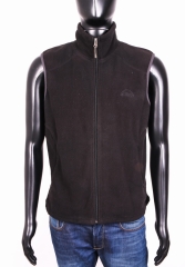 McKinley Mens Polar Vest Zipper Black size L