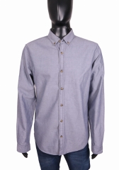 Levis Mens Shirt Tailored Cotton Grey size L
