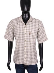 *Columbia Mens Shirt Short Sleeve Checks size M