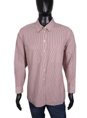 *Jaeger Mens Shirt Tailored Stripes Brown size 40