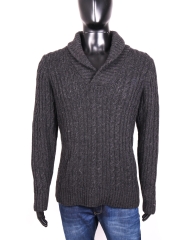 G-Star Raw Mens Sweater  Wool Neck Grey size L