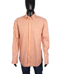 Gant Mens Shirt Tailored Checks Beige size XL