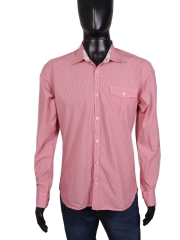 Ted Baker Mens Shirt Tailored Checks Red size L