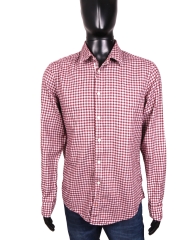 *Hugo Boss Orange Mens Shirt Tailored Checks L