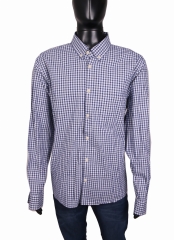 *Jaeger Mens Shirt Tailored Checks Blue size XXL
