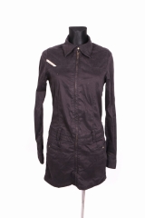 *Diesel Womens Jacket Long Neck Black size 44