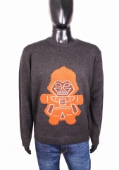 *Star Wars Mens Sweater Darth Vader Grey size L