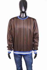 *Zara Man Mens Sweatshirt Oversized Stripes L