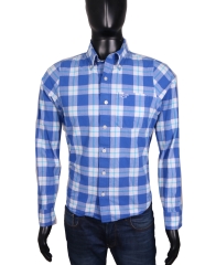 Hollister Mens Shirt Tailored Blue Checks size S