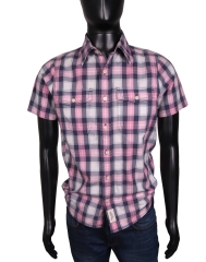 *Abercrombie Fitch Mens Shirt Short SLeeve Checks S