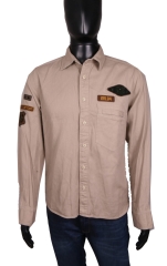*Levis Mens Shirt Vintage Tailored Cotton Ecru size M