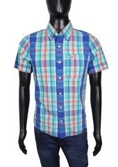 *Hollister Mens Shirt Short Sleeve Checks size M