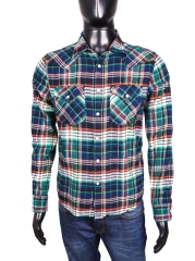 *Lee Mens Shirt Tailored Cotton Checks size S