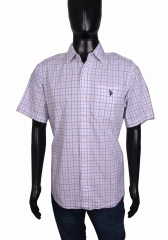 *U.S Polo Assn. Mens Shirt Short Sleeve Checks size M
