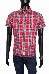 *Abercrombie Fitch Mens Shirt SHort Sleeve Checks S