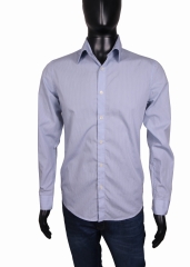 *Calvin Klein Mens Shirt Tailored Stripes Blue size S