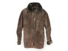 N C&A Womens Jacket Suede Faux Fur Neck size 38