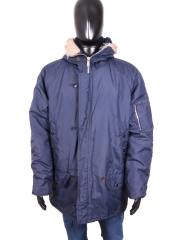  Made In Life Mens Jacket Parka Fur Hood size M