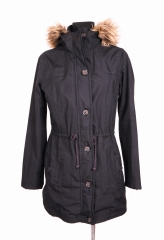 Hollister Womens Jacket Warmed Parka Hood size 38