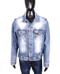 Jack Jones Mens Jean Jacket Vintage Blue Jeans size XXL