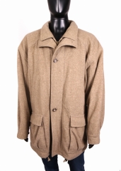 Bugatti Mens Wool Coat Oversizes Grey size 51