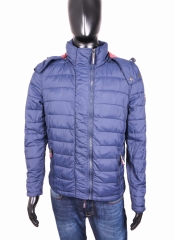 Superdy Mens Jacket Warmed Hood Dark Blue M