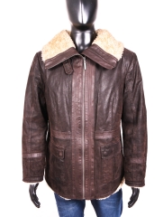 Favourites Yessica Womens Leather Jacket Fur 40