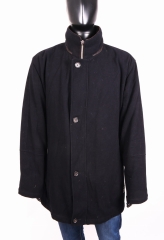 *Bugatti Mens Wool Jacket Long Black size 48R