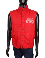 *UCLA Mens Vest Warmed Buttons Red size M