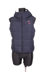 *Hollister Womens Vest Warmed Black Hood size 42