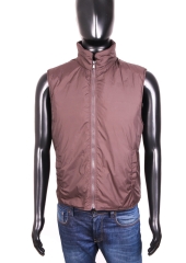 *Zara Man Mens Vest Warmed Vintage Brown size XL
