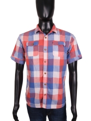 Scotch Soda Mens Shirt Short Sleeve Checks size M