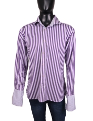 Ted Baker Mens Shirt Tailored Stripes Purple size 17
