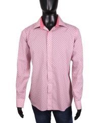 Ted Baker Mens Shirt Vintage Patter Pink size 17