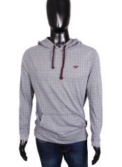 Hollister Mens Sweatshirt Hoodie Vintage Grey S