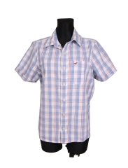 Hollister Mens Shirt Short SLeeve Checks size M