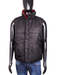 *Schott N.Y.C. Mens Vest Double Sided Black size L