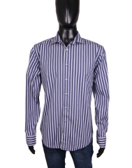 *Gant Mens Shirt Tailoted Stripes Dark Blue size L
