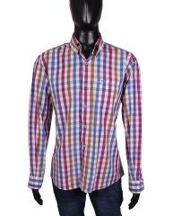 *Pierre Cardin Mens Shirt Tailored Cotton Checks s L