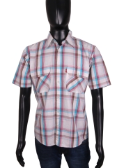 *Gant Mens Shirt SHort Sleeve Checks Regular size M